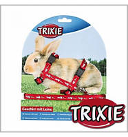 Trixie TX-6263 Шлейка з повідцем для кролика з морквинами нейлон