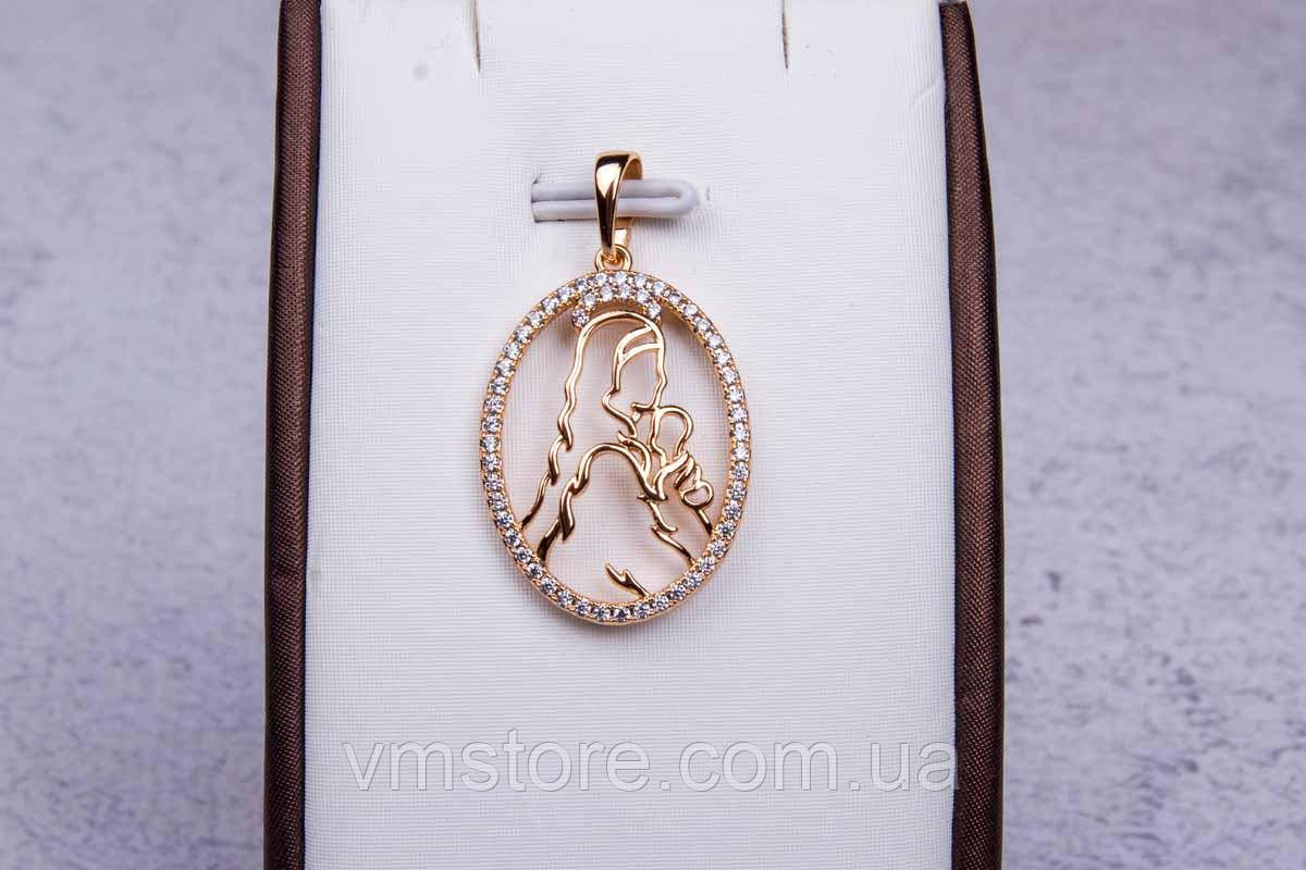 Підвіска Мати та дитина, позолота, фото 1