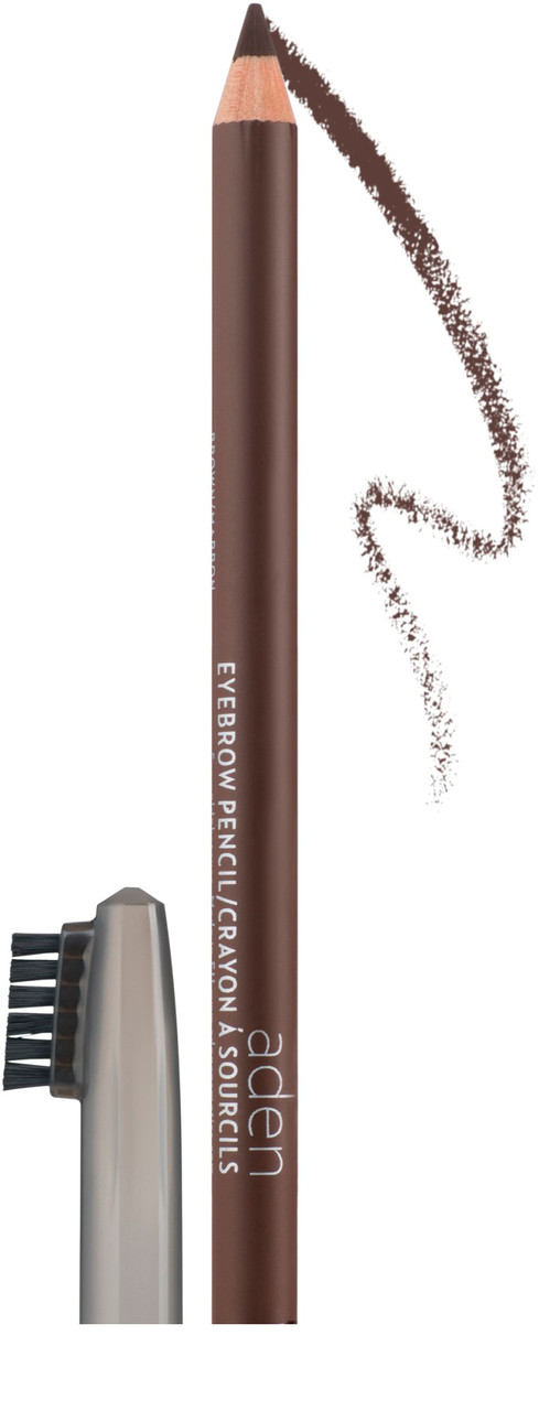 Aden Eyebrow Pencil brown — Олівець для брів зі щіткою