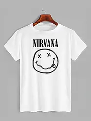 Футболка з принтом Nirvana Smile