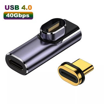 Адаптер OTG USB Type-С до кабеля Type-С / Type-С Elough 100W, USB4,0 8К, 40 Gbps, Thunderbolt 4/3.