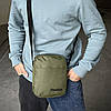 Чоловіча сумка через плече Reebok, Рібок месенджер, барсетка хакі, фото 3