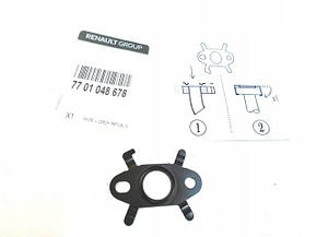 Renault (Original) 7701048678 — Прокладка олійної трубки турбіни на Рено Тафік II F9Q 1.9dci з 2001г., фото 4