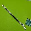 Срібний браслет на руку плетіння бісмарк Срібло 925 проби ланцюжок, фото 5