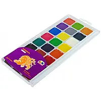 Акварель 24 кольори "Творчість" пластик "Гамма" 24*10см KNZ
