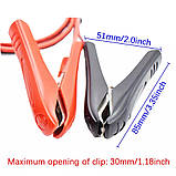 Кабель перехідник крокодили на прикурювач 1 метр (кабель 2 мм, якісні крокодили, розетка), фото 4