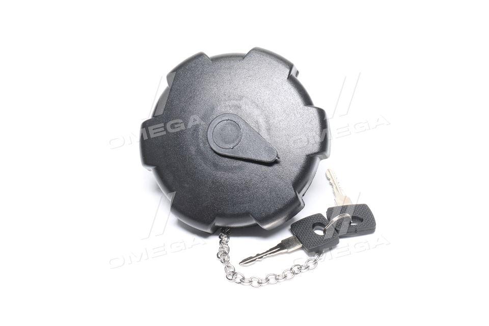 Кришка бака паливного (пластик) MB 80мм. (з ключем та ланцюгом) (RIDER), фото 1