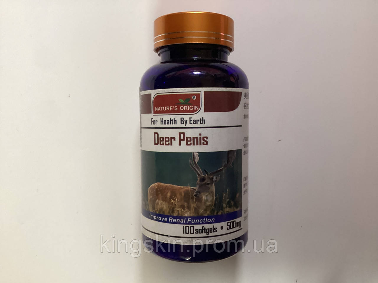 Deer Penis (Пеніс Олена) — зміцнення нирок і чоловічої функції 100 капсул.