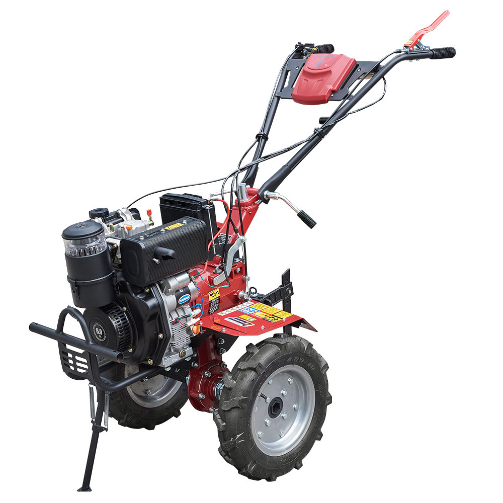 Мотоблок Кентавр МБ 2061Д-4 (6 л.с.) Дизельний з Електростартером повітряним охолодженням Колеса 4.00-10 + Фреза (Заводська Упак), фото 1