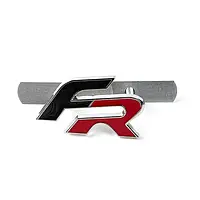 Эмблема FR на решётку радиатора (металл, хром), Seat