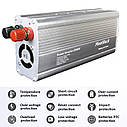Автомобільний інвертор 12 V 220 V MeetRock Power Inverter DC to AC 12 V to 220 V 2000 W max, фото 3