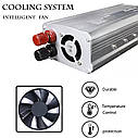 Автомобільний інвертор 12 V 220 V MeetRock Power Inverter DC to AC 12 V to 220 V 2000 W max, фото 5