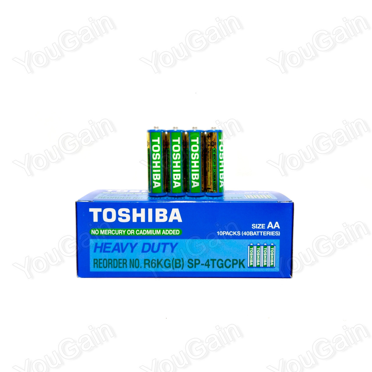 Батарейка солевая TOSHIBA R6 AA Heavy Duty (1 батарейка) - фото 3 - id-p1084263135