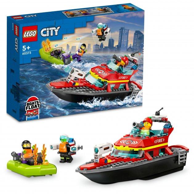 Lego City Рятувальний пожежний катер 60373