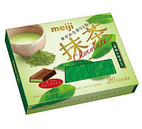 MEIJI Matcha Chocolate - молочный шоколад с зеленым чаем матча, 120 g