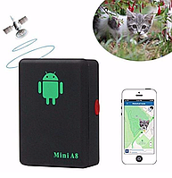 GPS Tracker Mini A8 GSM/GPRS гпс трекер для ребенка, авто, Gps маячок слежения для собак и кошек на ошейник