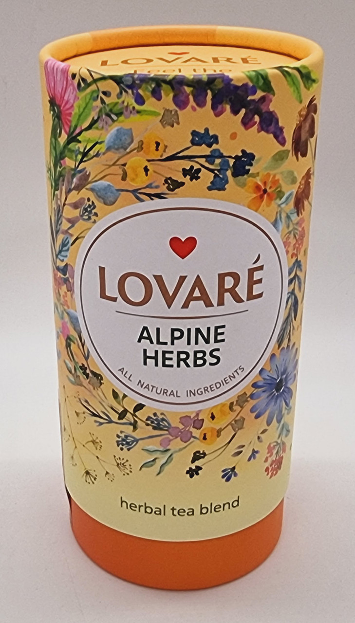 Чай трав'яний Lovare Alpine Herbs Альпійські трави 80 грамів, фото 1