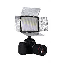 Світлодіодне біколорне світло зі шторками LED-330C / LED-3300A, 3200K-5500K, фото 2