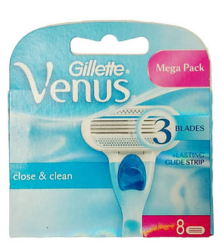 Змінні касети для бритви Venus 3 Gillette Жилет Венус поштучно