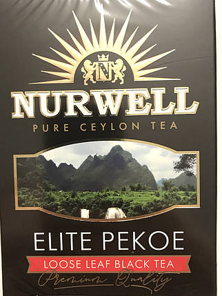 Чай NURWELL BLACK PEKOE 100 гр Чорний, фото 2