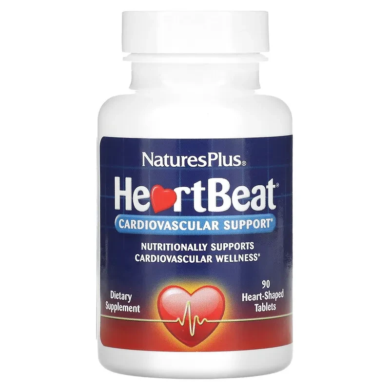 NaturesPlus, HeartBeat, для підтримки серцево-судинної системи, 90 таблеток