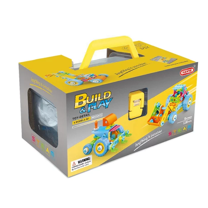 Конструктор Build&Play 6 в 1 Техніка 118 елементів