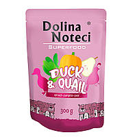 Пауч Dolina Noteci Superfood для собак из утки и перепела - 300 гр