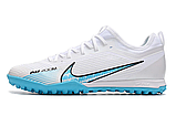 Сороконіжки Nike Air Zoom Mercurial Vapor 15 Pro TF white/blue 41 (26 см), фото 2