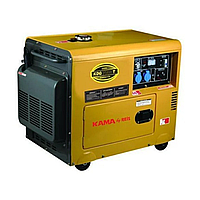 Дизельный генератор Kama KDG7000TS 5,5 кВа (5 кВт)