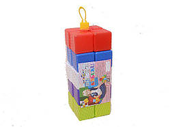 Іграшкові Кубики різнокольорові 20шт. 6*6*6 см KinderWay 02-603