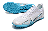 Сороконіжки Nike Air Zoom Mercurial Vapor 15 Pro TF white/blue 40 (25 см), фото 5