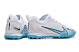 Сороконіжки Nike Air Zoom Mercurial Vapor 15 Pro TF white/blue 40 (25 см), фото 7