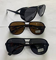 +1843 Солнцезащитные очки Polarizet Matlrxs , роговая оправа, линзы - поликарбонат, 3 d оправа