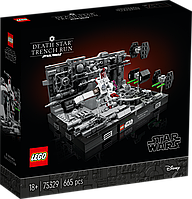 LEGO ЛЕГО Star Wаrs Диорама Пролет над Звездой Смерти 75329 (665 деталей) BricksLife