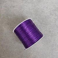 Фурнитура резинка для рукоделия бобина Фиолетовый L-30м+