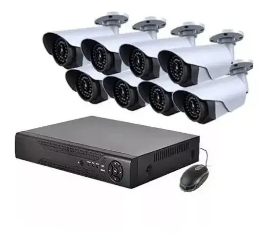Камера відеоспостереження DVR 6145AHD-P8 (8 канальний та 8 камери/метал) Лучшая цена
