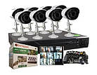 Реєстратор набір на 8 камер відеоспостереження DVR UKC 6678 WiFi 8ch IP67 black/white Лучшая цена, фото 4