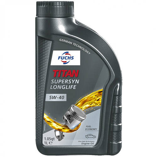 Купить Моторное масло Fuchs Titan SuperSyn LongLife 5W-40 | 1 литр ...