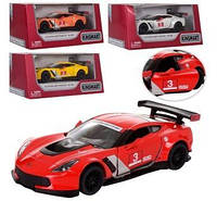 Модель легкова CHEVROLET CORVETTE C7.R 5'' KT5397W Race Car метал.інерц.відкр.дв.4кол.кор./96/ KT5397W ish