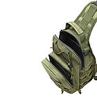 Тактична сумка-рюкзак через плече 6 л Олива Лучшая цена, фото 3
