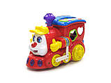 Музичний паровозик 9155 сортер піаніно звук світло (російська мова), фото 2