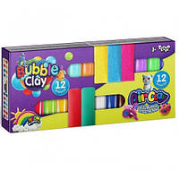 Тесто для лепки Air Clay+Bubble Clay 01 (12 шт+12 шт) укр ДТ(1/12)