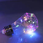 Гірлянда штора Xmas 150 Led на мідному дроті прозорі кулі 8 см 3х1.5 м Мультикольорова Лучшая цена, фото 2