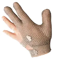 Кольчужна трипала рукавичка, розмір S з неіржавкої сталі FoREST