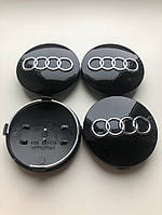 Ковпачки заглушки на литі диски Audi Аудіо 60 мм, 4B0 601 601 170, A3, A4, A5, A7, A8, Q3,Q5,Q7, R8, RS4, RS5,S4,S5,S5