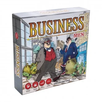 Настільна гра Strateg Business men економічна українською мовою монополія 30х30х8 см