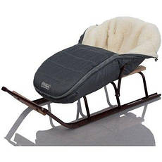 Зимовий чохол конверт Baby XS на овчині в коляску, чохол у колиску 100% овчина, конверт-кокон, фото 3