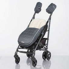 Зимовий чохол-конверт Baby XS на овчині в коляску, чохол у люльку 100% овчина, конверт-кокон з облямівкою, фото 5