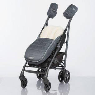 Зимовий чохол конверт Baby XS на овчині в коляску, чохол у колиску 100% овчина, конверт-кокон, фото 2