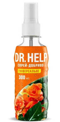 Доктор Хелп (DR.HELP) спрей, 300 мл — добриво для кімнатних рослин, фото 1